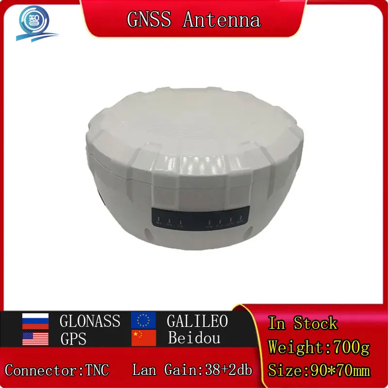 

High Gain GNSS RTK Antenna TNC Connector Mapping High Precision GNSS RTK Four System Full Frequency General Measurement Antenna