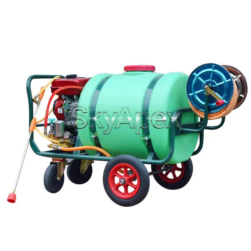 Factory Direct 160L Wheelbarrow Sprayer Push-Type Orchard Sprayer Large Tires Agricultural Pesticide Spraying Equipment