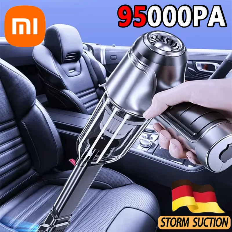 Xiaomi 95000PA Car Vacuum Cleaner Wireless Portable Strong Suction Handheld  Cleaning Machine Car Accessories Car Home