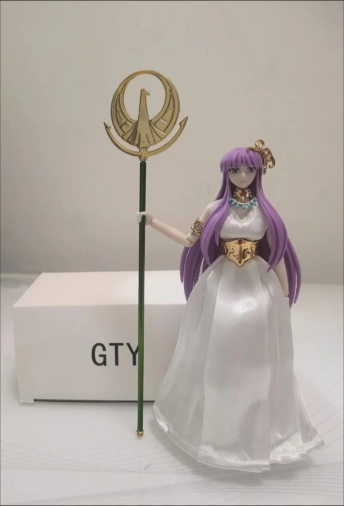 

GoodTony GT Saint Seiya Myth Cloth EX Athena Eagle Marin Ophiuchus Shaina Silver Knights of the Zodiac Action Figure Collectible