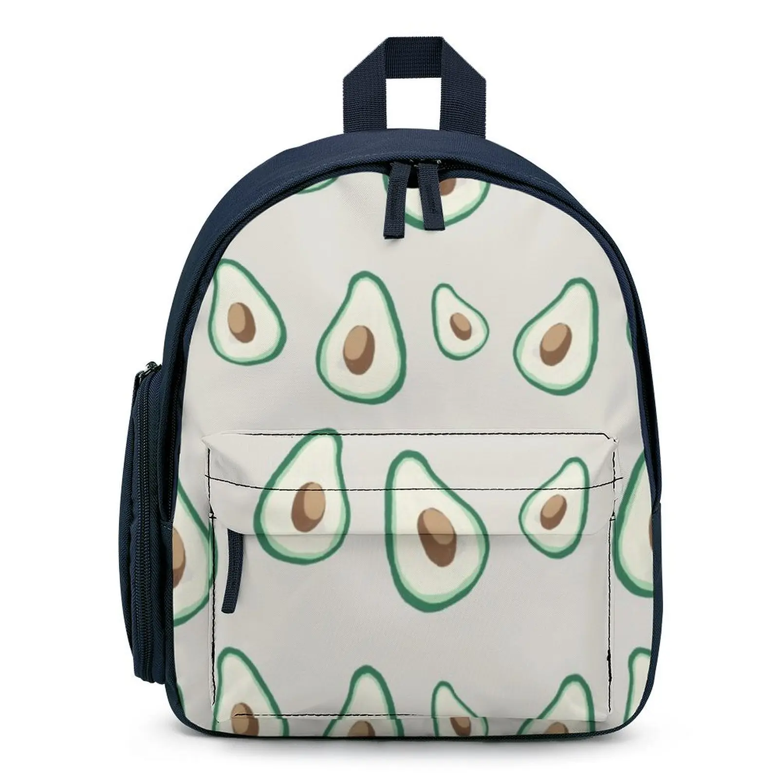 Peuter Satchel Custom Cartoon Rugzak Groene Avocado Cartoon Tas Kleine Zak Camping Draagbare Jongen Meisje Rugzak 12 Inch