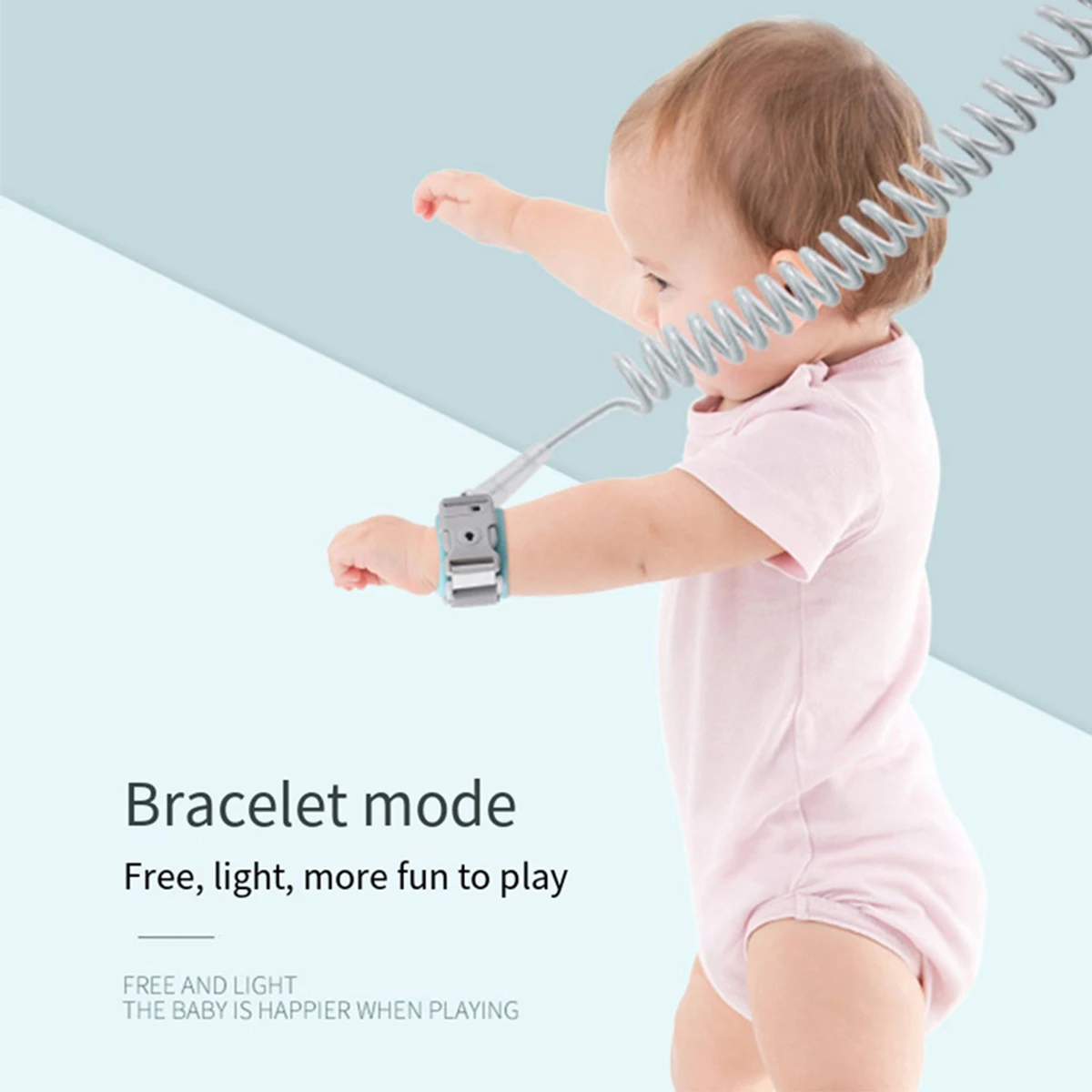 Children\'s anti-lost lead rope strap bracelet 2-in-1 anti-lost artifact anti-wandering anti-running children anti-lost rope