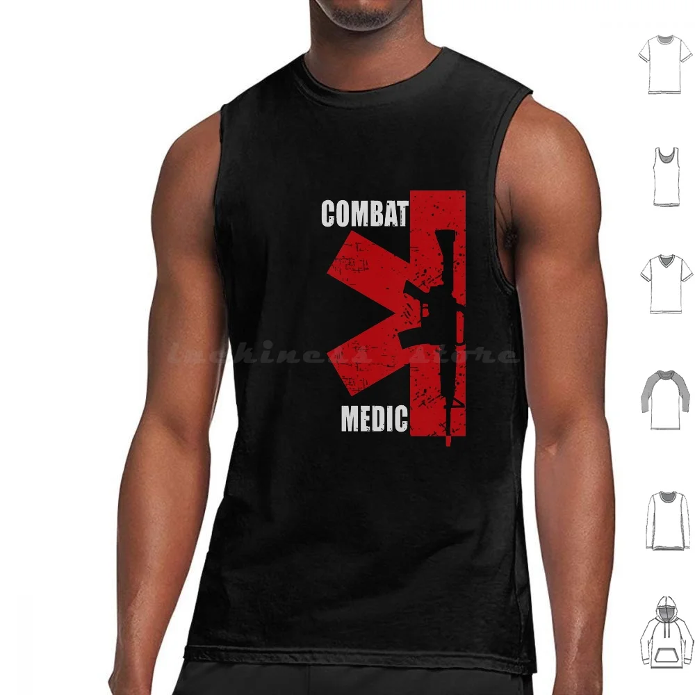 Combat Medic Us Army Veterans Day Tank Tops Print Cotton Combat Medic Us Army Veterans Day Veteran Army Medic