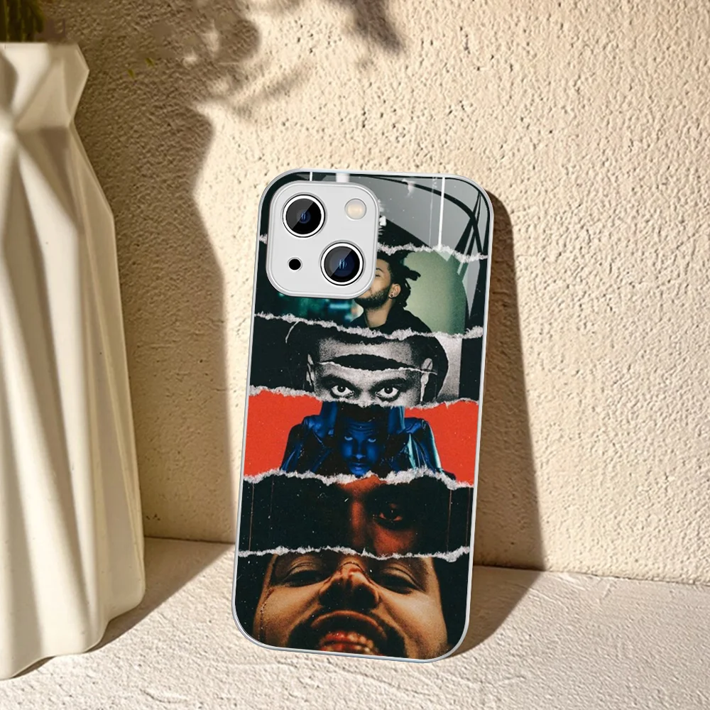 Weeknd XO 휴대폰 케이스, 아이폰 15, 13, 12 미니, 11 프로, XS 맥스, X, XR, 14 플러스, 강화 유리 커버