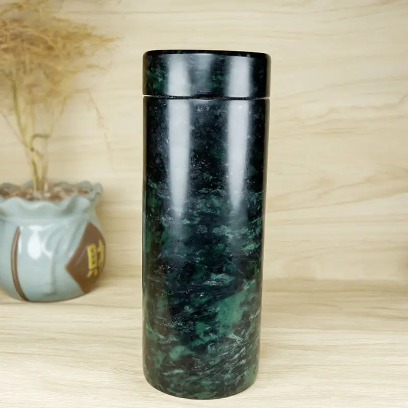 Natürliche Tibetischen Jade Medizin König Stein Tee Tasse Aktive Magnetische Vielseitig Tasse Schmuck