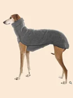 Greyhound Clothes, Dog Winter Coat Pajamas Onesies  Turtleneck Stretch Greyhound Apparel Pet Clothes Coat Outfit for Medium, Lar 2