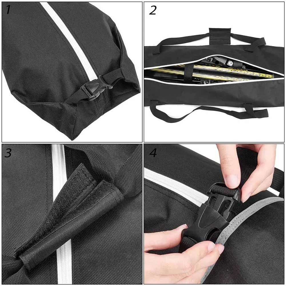 2 Pcs Ski Set Waterproof Ski Duffle Bag & Boot Tote Set Ski Carrier Bag & Boot Pouch Ski and Boot Travel Kit for Adults Children