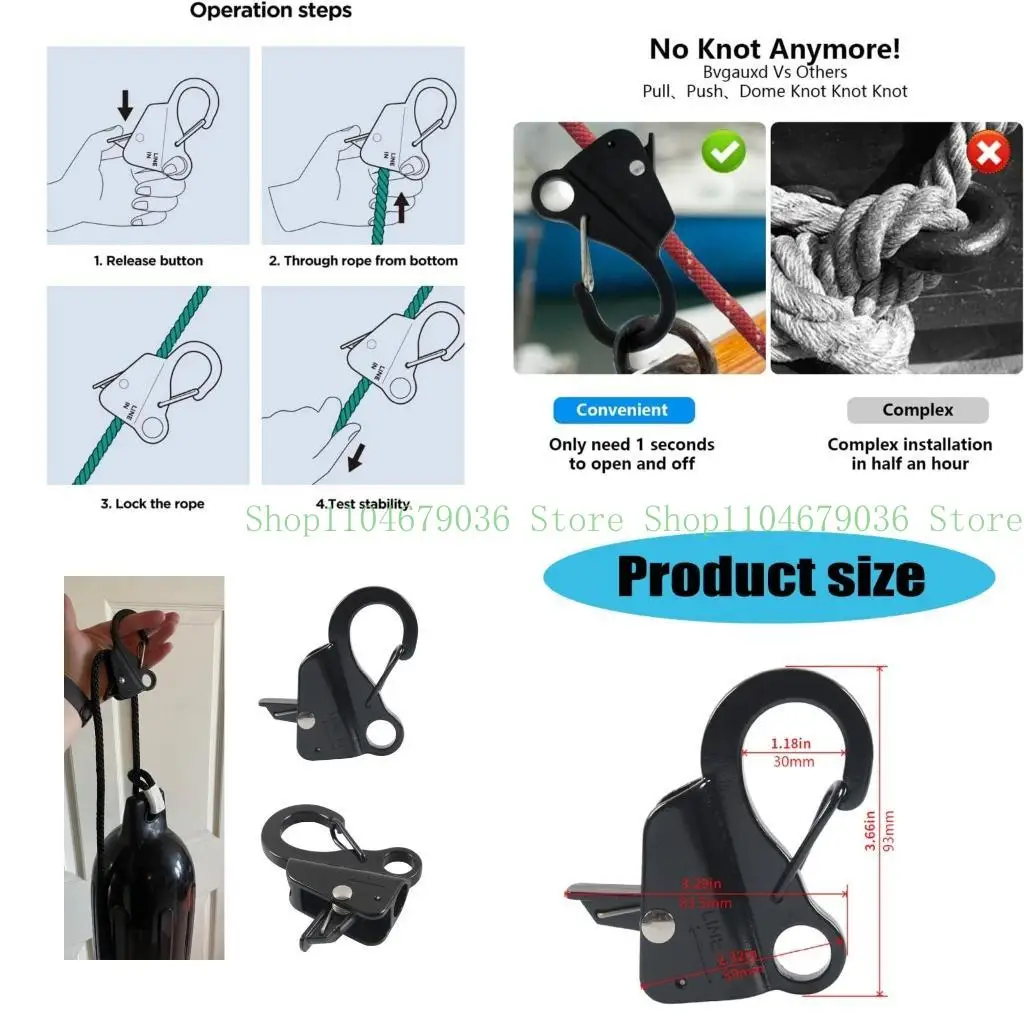 

652f Quick Release Bate Easy Установка, подходящая для безопасной стыковки и легкого привязки для якоря