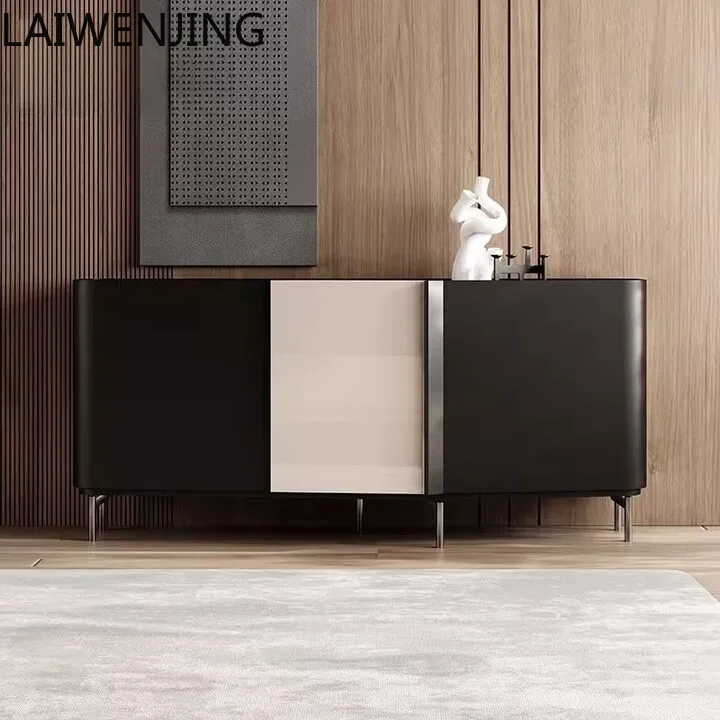 

SGF Italian light luxury rock slab dining side cabinet modern simple storage shoe cabinet storage