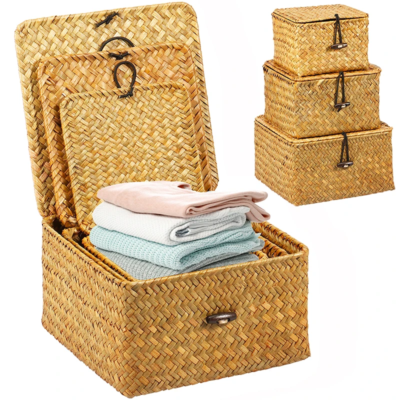 3Pcs Rectangular Wo… - image