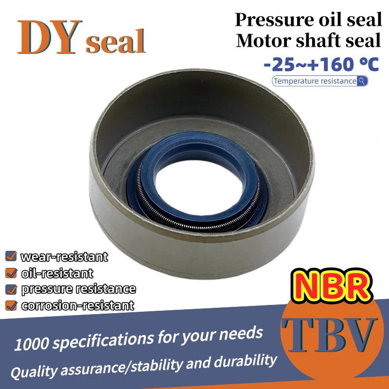 NBR 11.11*25.4*9.52mm Skeleton Oil Seal Pressure Resistant Rubber Gasket For Rotating Shaft