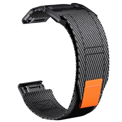 Correa deportiva de nailon para reloj Garmin, Compatible con Quickfit, Fenix 6X, 7X, 5X pro, EPIX, Instinct, Tactix, 26mm