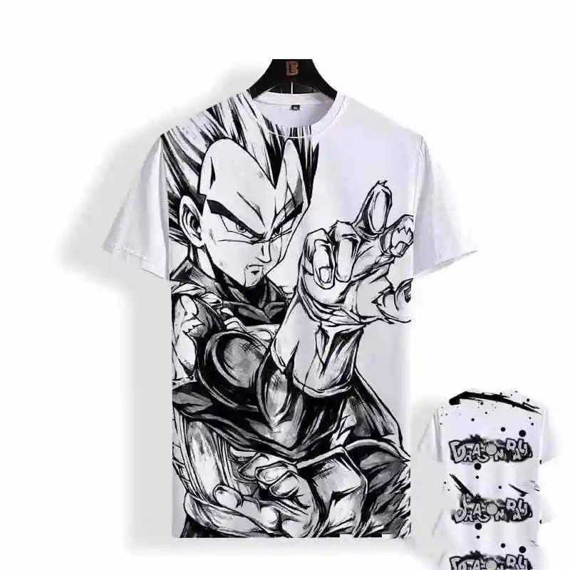 Dragon Ball japonais Anime Super Saiya Goku chemise pour hommes 5XL t-shirt T-shirts Y2k tendance vêtements surdimensionné Vegeta hommes vêtements