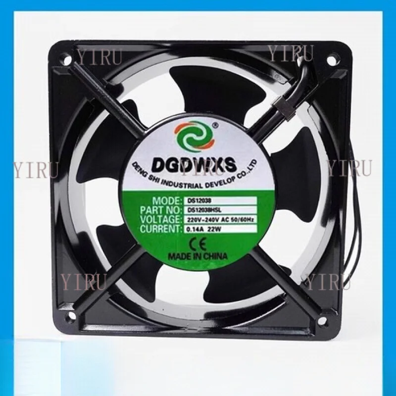 

L для DGDWXS DS12038HSL AC220-240 В 0,14 А 22 Вт 12038 Металлический охлаждающий вентилятор