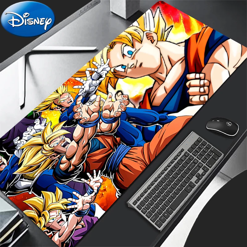 

Коврик для мыши 90x40 см, большой, с дизайном Dragon Ball DBZ, для офисного стола, игровой, специально разработанный, аксессуары, коврики для мыши, коврик для клавиатуры ноутбука