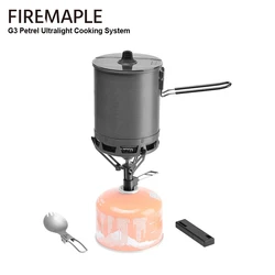 Fire Maple Petrel 251g Ultralight Cooking System Lightweight Outdoor Gas Burner Folding Fork Portable for Hiking Travel Camping