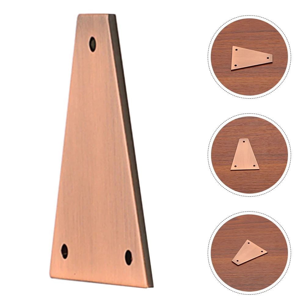 

Triangular Core Cover Metal Electric Guitar Truss Rod Covers Replacement Bass Smooth Durable Fits Guitars Parts Accessories