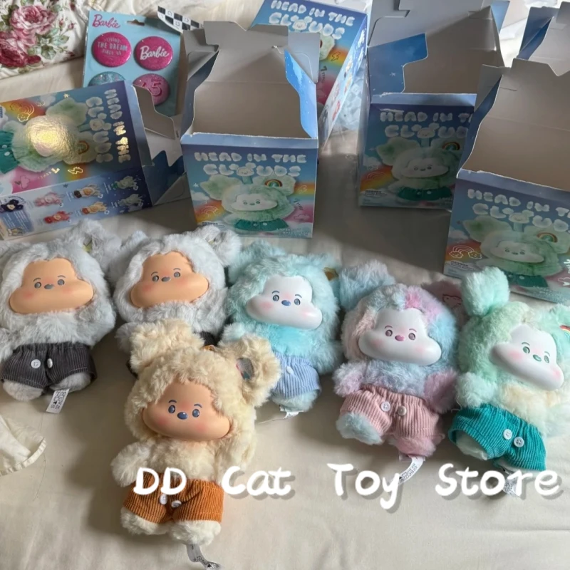 

In Stock Original Disney Mickey Head In The Cloud Clouds Series Vinyl Plush Blind Box Kawaii Mickey Figure Surprise Box Gift