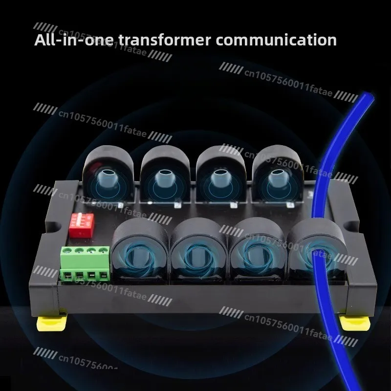 8-Channel AC-DC Current Transmission Detection Module Isolation 485 Communication Multi-channel Open Current Acquisition