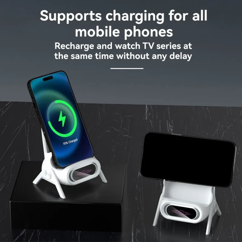 

Беспроводная магнитная зарядная станция-подставка для телефона с быстрой зарядкой 15 Вт, доставка за 24 часа