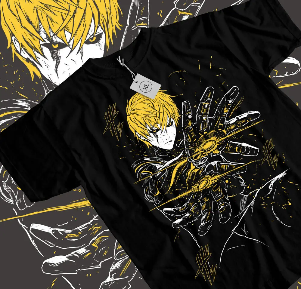 Genos T-Shirt Anime Manga Villain One Punch-Man Graphic Tee S To 5XL