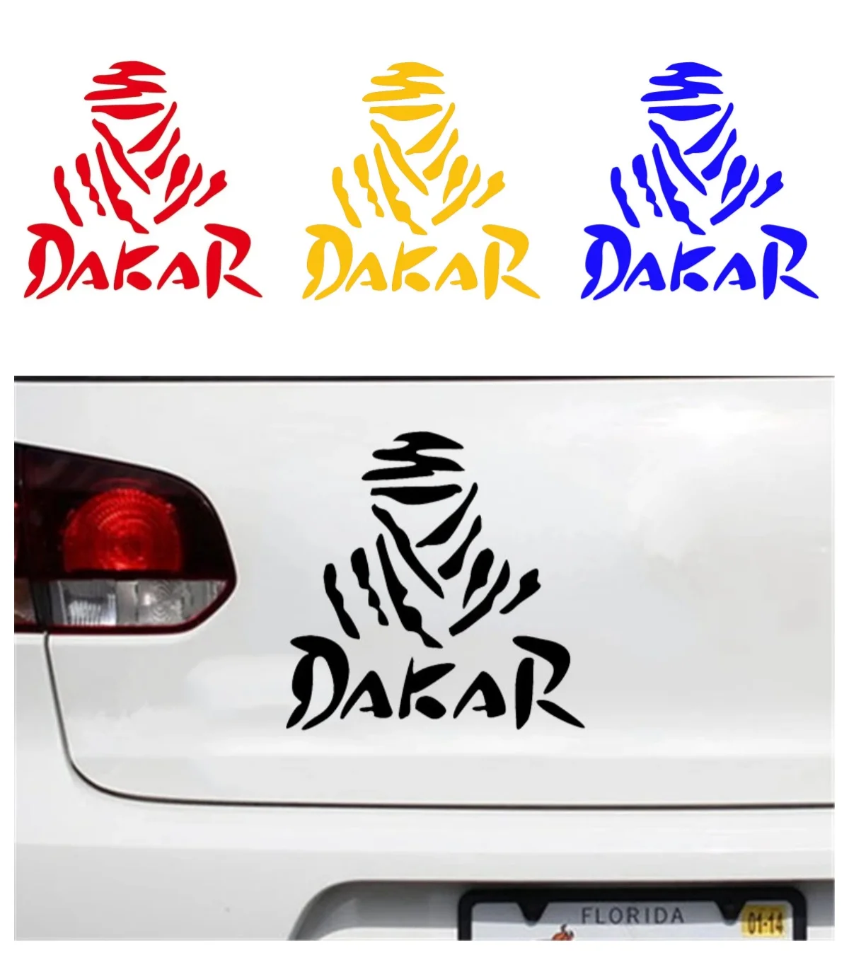 سيارة دراجة نارية ملصق داكار رالي لعبة السيارات الجسم الوفير ويندوز دراجة نارية محمول الجدران شارات الفينيل سيارة ضبط الملحقات
