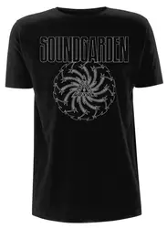 Soundgarden camiseta de dedo de Motor de hoja negra, oficial