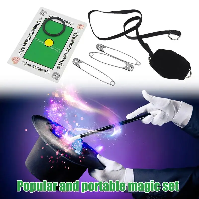 

Magic Trick Cards Magician Professional Popular Coin Disappearer Magic Trick Close Up Street Gimmicks Illusion Classic Toys