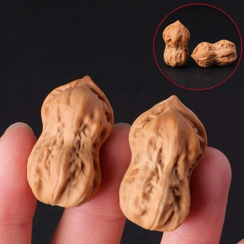 Mini Special Peanut Shaped Wenwan Walnut Hand Fidget Toy For Beginners Men Women Collectible Gift Stress Relief Desk Decor Ornam