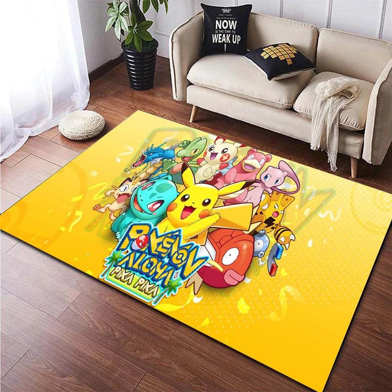 Pokemon carpet for children,Living room Bedroom floor mat Kitchen mat Children's Bedroom Mat,bedroom decor