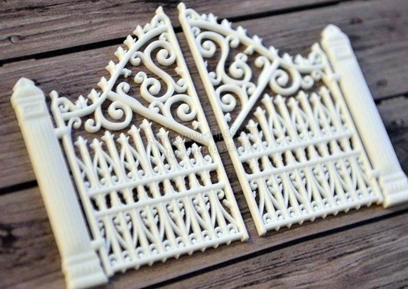 Door silicone  mold fondant mold cake decorating tools chocolate gumpaste mold