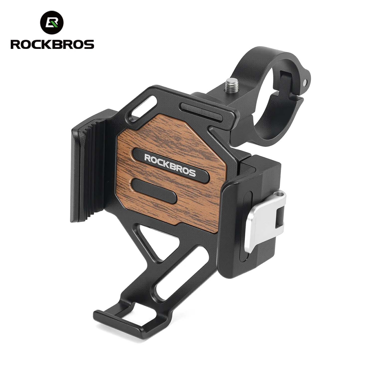 ROCKBROS Fahrrad-Handyhalterung Frei Drehbare Mobiltelefon-Navigationshalterung für Fahrten Stoßfest für iPhone Xiaomi Samsung