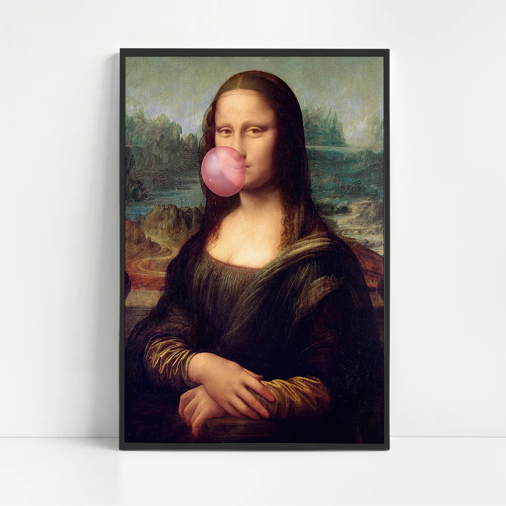 Mona Lisa With Bubb… - image