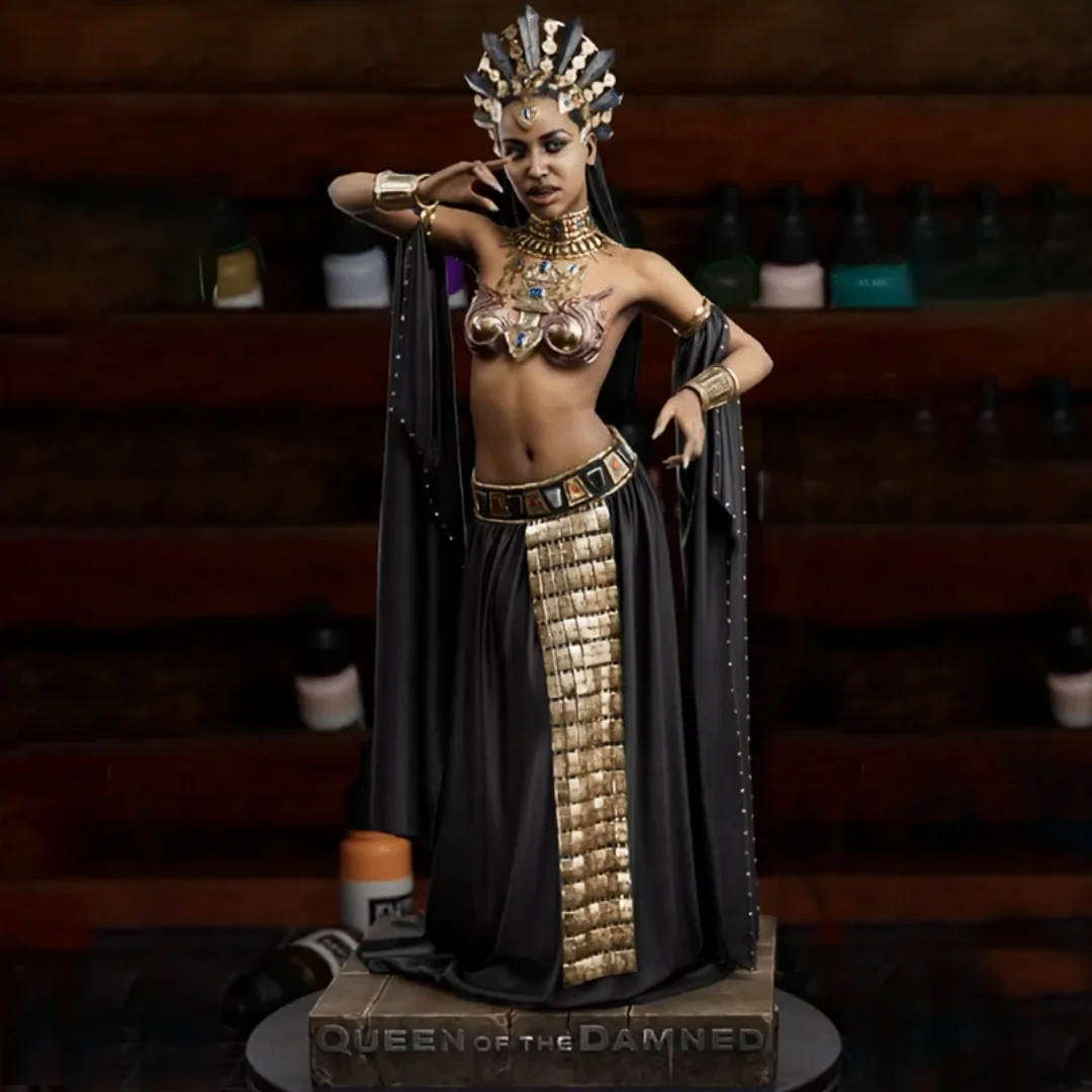 

1/24 Scale Resin Figure black pearl Queen Assemble Model Kit Unassembled and Unpainted 3D printing DIY toy