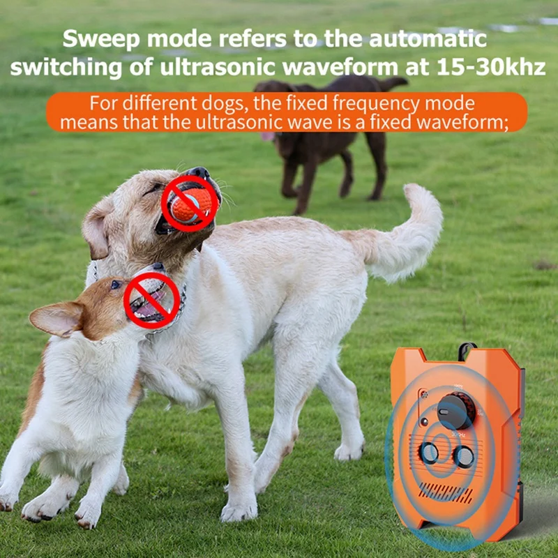 Anti Barking Device Ultrasonic Dog Bark Deterrent With 3 Modes Bark Box Anti Barking Device Stop Barking Dog Devices