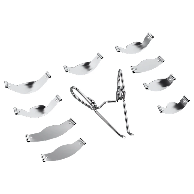 36pcs Dental Matrix Band System for Molar Restoration, Sectional Contoured Metal Bands & Separating Rings Set, Autoclavable