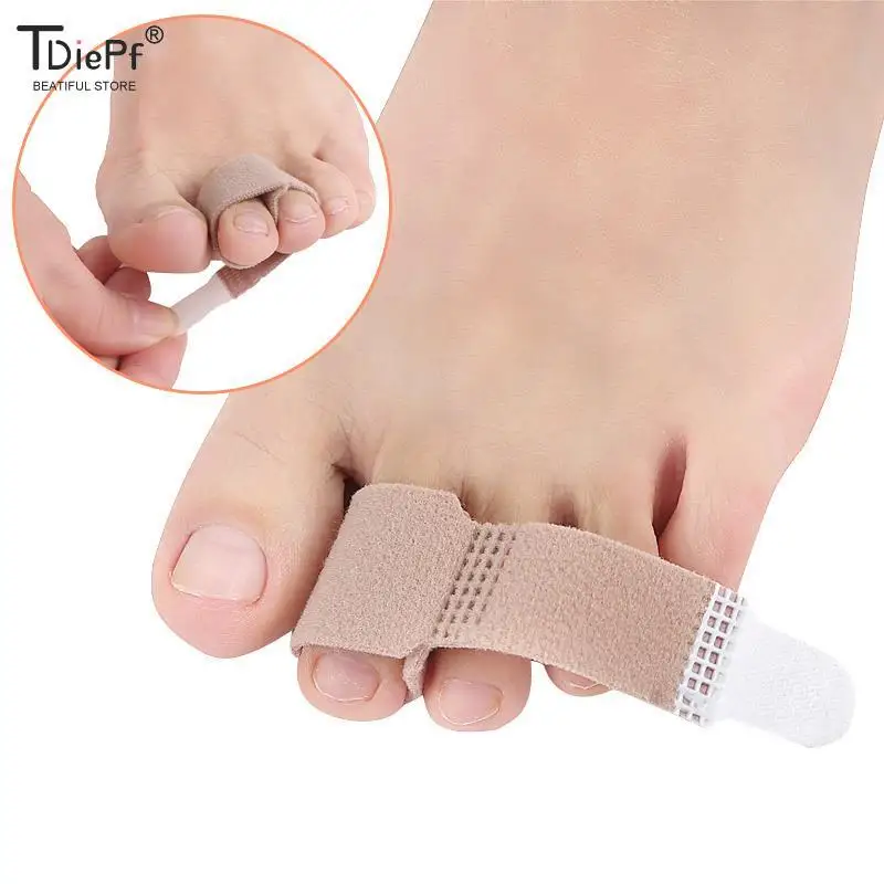 1Pcs Soft Rubber Toe Separator Splint Toe Hallux Valgus Corrector Bandage Wraps Finger Straightener Foot Stretcher Care Tool