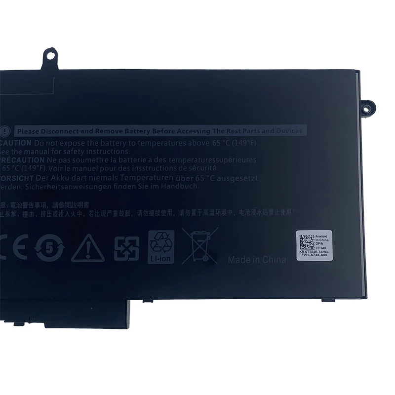 Imagem -05 - Bateria do Portátil para Dell Latitude 5280 5480 5580 E5280 E5480 E5580 E5290 E5490 E5590 Series 83xpc 93ftf