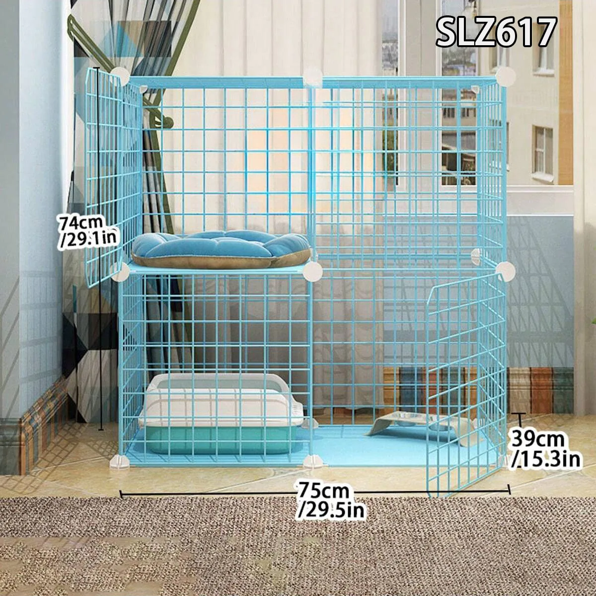 

Клетка для кошек, кошачий домик, вилла, специальное предложение, трехэтажное домашнее кошачье гнездо для домашних животных, большой кошачий домик с двухэтажным принтом