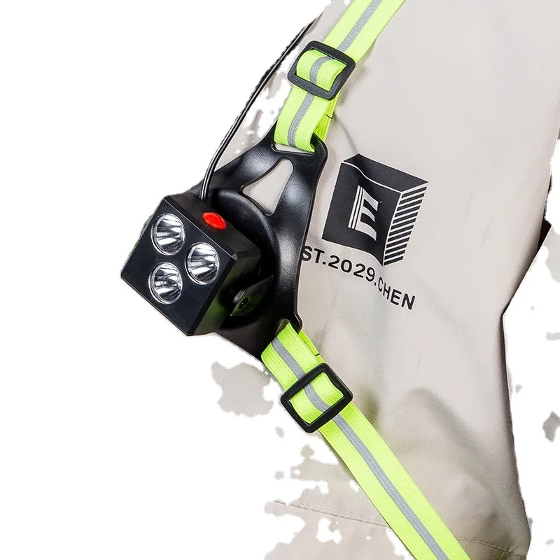 Outdoor Sport LED Night Running Light USB Rechargeable Chest Lamp Safety Jogging Warning Light