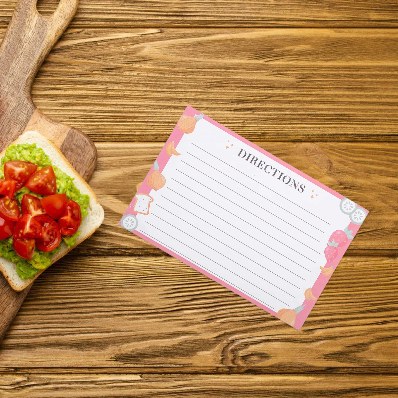 50Pcs Professional Recipe Card Blank Papers for Wedding Bridal Shower Kitchen Travel Everyday Use Recipe Cards