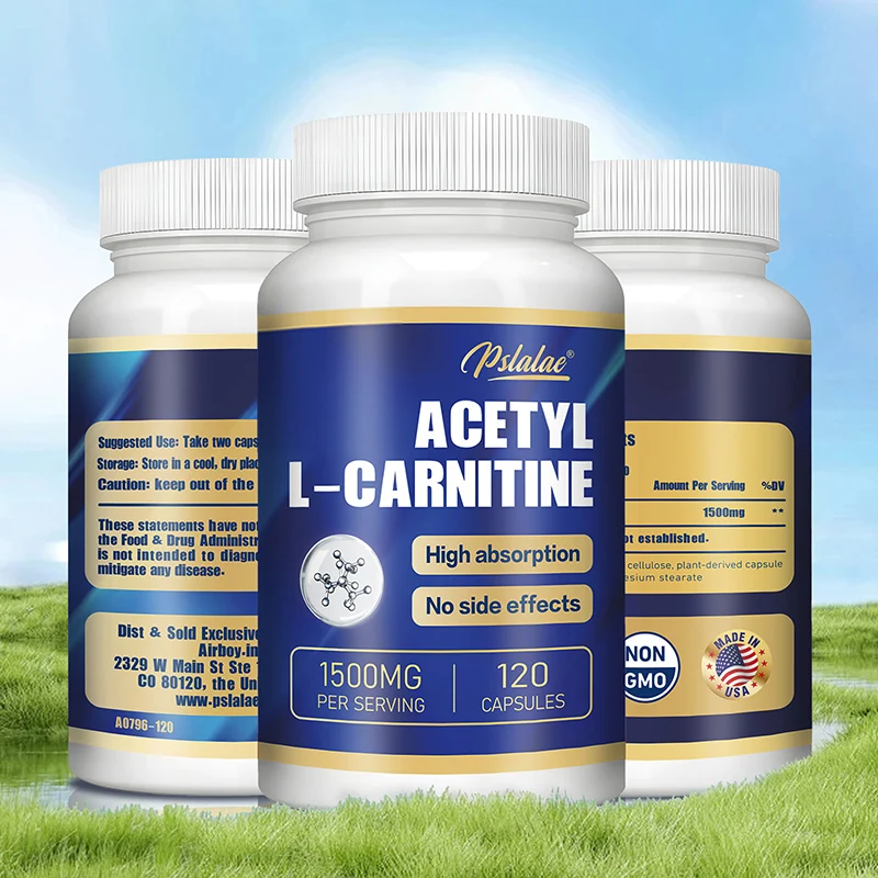 Acetyl L-Carnitine - Natural Energy Production, Increase Body Performance, Promote Metabolic, Supports Memory and Concentration