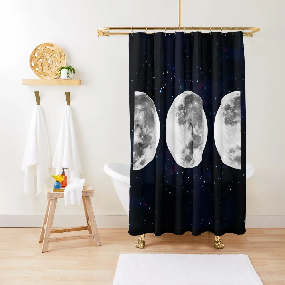 Phases of the Moon Galaxy Shower Curtain Bathroom Showers Window Bathroom Deco Bathroom For Shower Curtain