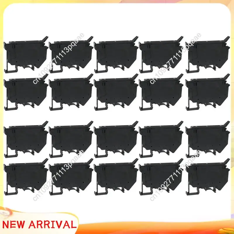 

N84R UK5-HESI UK5RD без светодиодной клеммы предохранителя на DIN-рейку, разъединительная клеммная колодка, винтовой зажим (упаковка из 20 шт., черный)