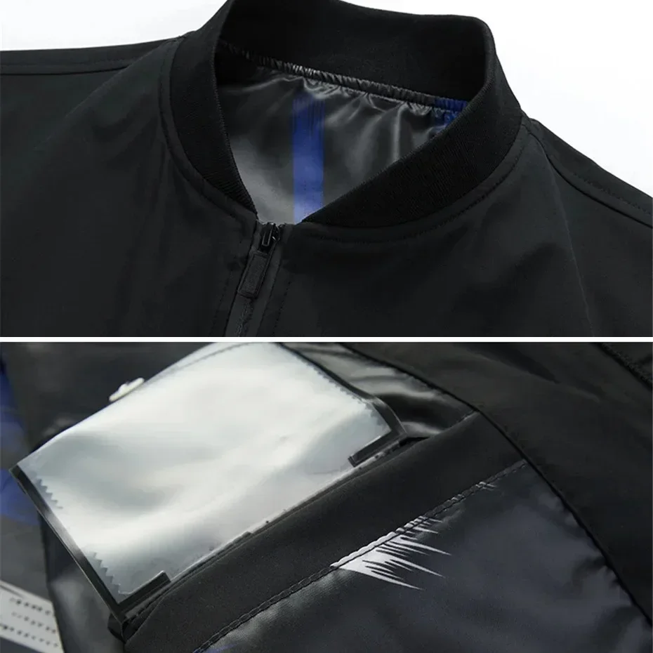 Big Size 10XL  9XL 8XL Plus Size Jackets Men Fashion Causal Cargo Jackets Coats Male Baseball Jacket Autumn Windbreaker