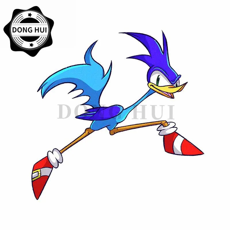 High Quality Decal Road Runner Sticker Ostrich and Wolf Vinyl Waterproof Motorcycle Fridge Helmet Laptop Skateboard Mug