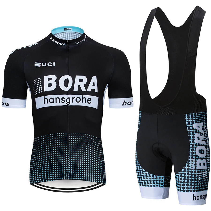 Jersey Mtb UCI BORA Cycling Man Pro Team 2023 Summer Clothes Set Clothing Bib Men\'s Outfit Sports Pants Gel Bike Shorts Uniform