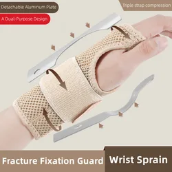 Adjustable Day Night Carpal Tunnel Wrist Support Protector with 2 Splints Men Women Palm Wrist Orthopedic Brace Hand Pain Relief