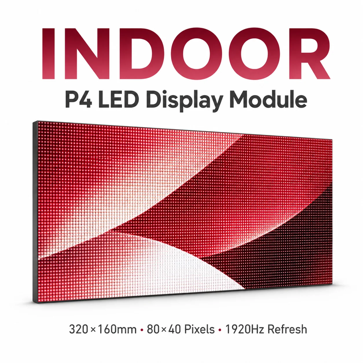 P4 Indoor LED Display Module 320x160mm Full Color RGB SMD2121 Digital Signage Screen Panel for Advertising