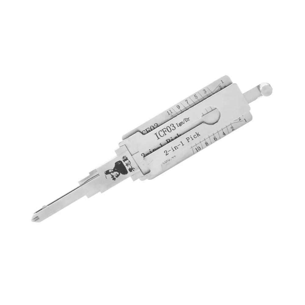 

ICF03 lishi 2in1 Tool for Old Ford Kuga Car Door Lock Cylinder Locksmith Supplies Repair Tools